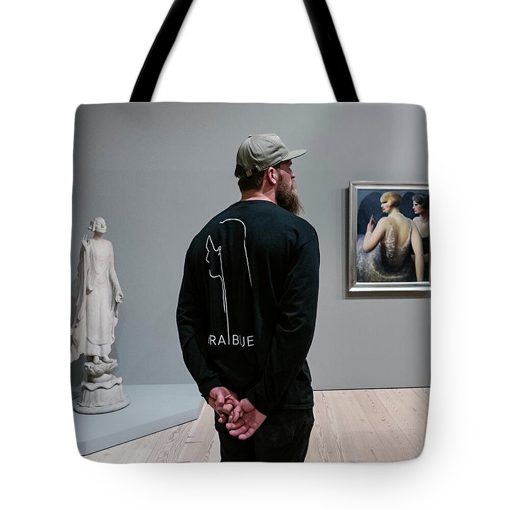 Art Tote Bag featuring the photograph At the Whitney by Frank Winters