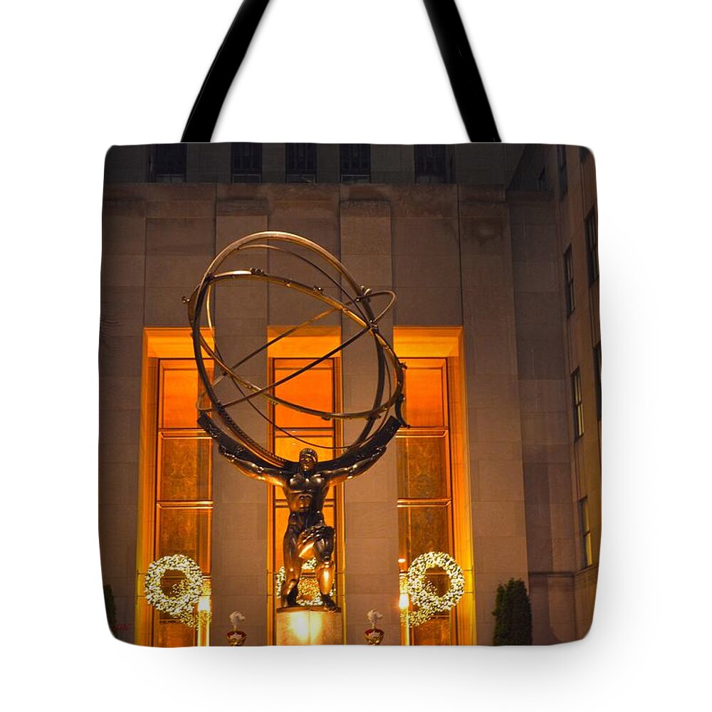 Atlas Holding Heavens Tote Bag featuring the photograph Atlas holding Heavens by Sonali Gangane