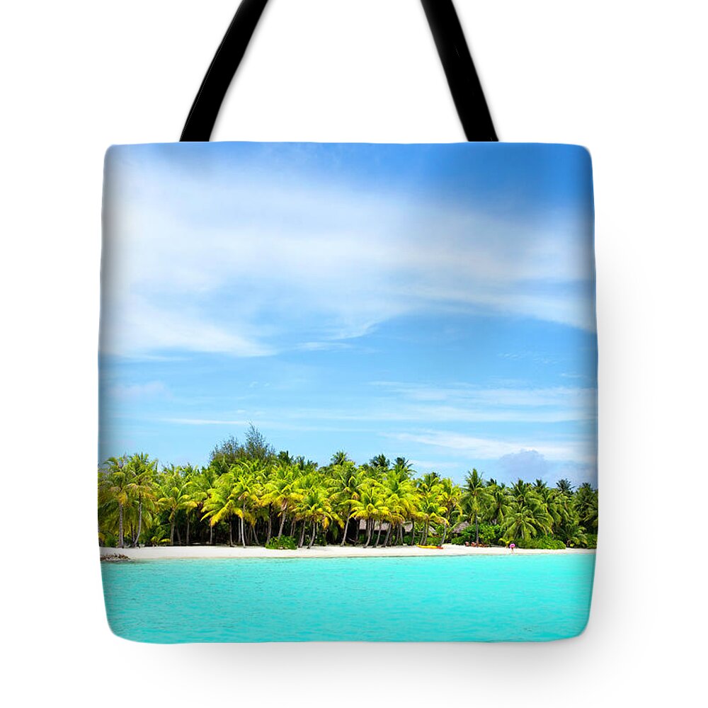 Atoll Tote Bag featuring the photograph Atoll by Sharon Jones