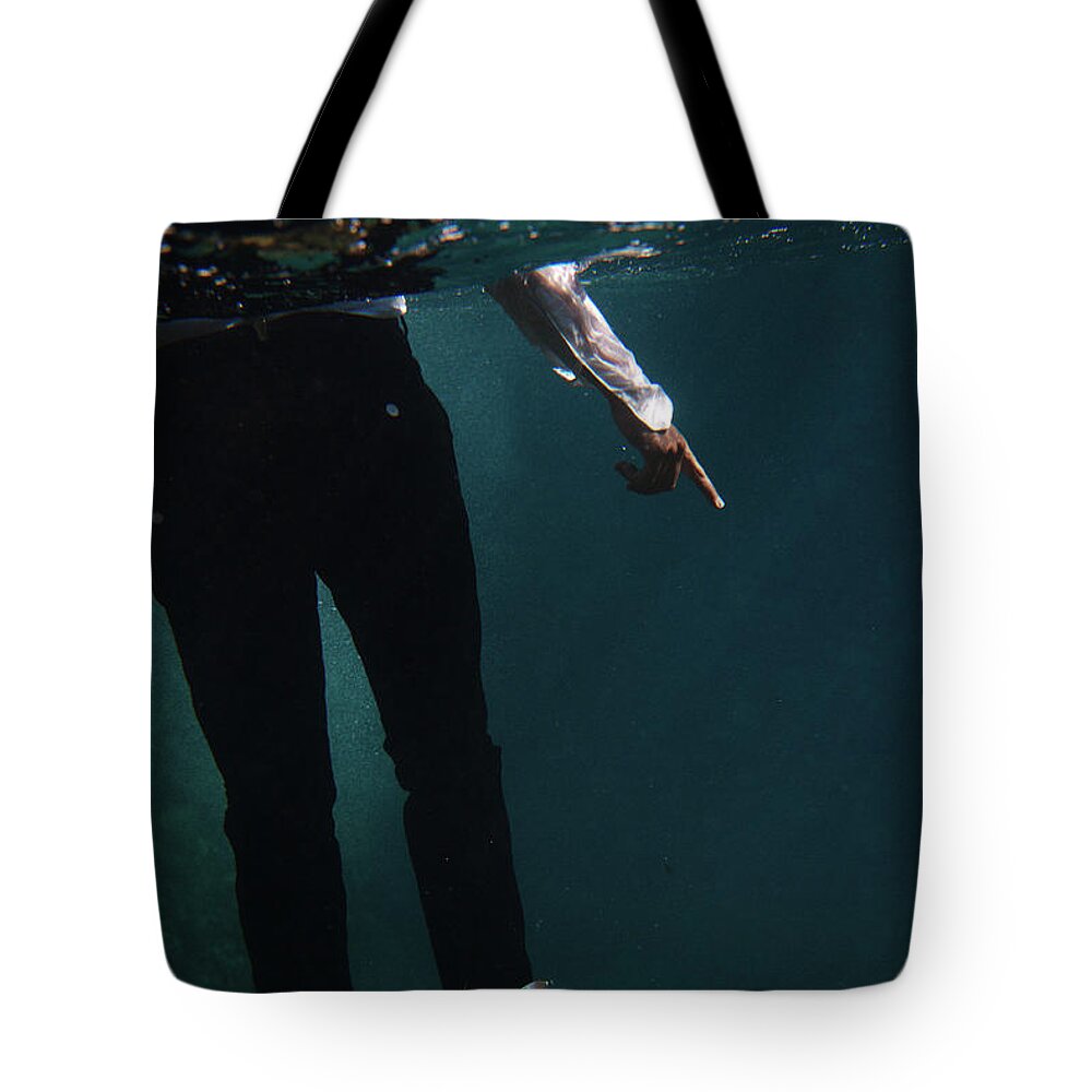 Swim Tote Bag featuring the photograph Attitude by Gemma Silvestre