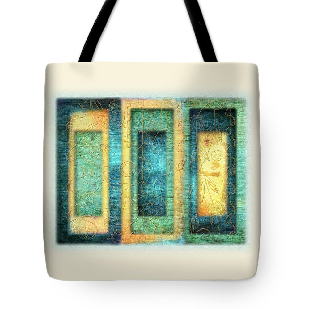 Art Tote Bag featuring the painting Aurora's Vision by Deborah Smith