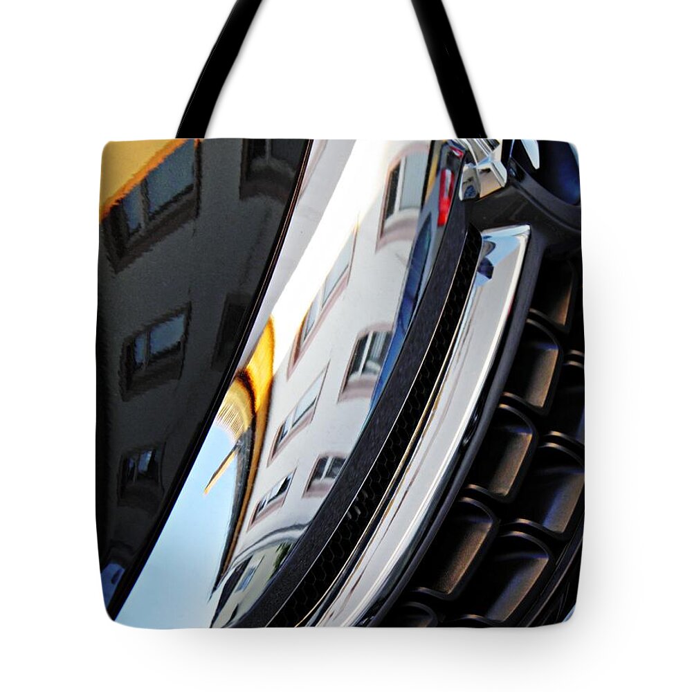Grill Tote Bag featuring the photograph Auto Grill 23 by Sarah Loft