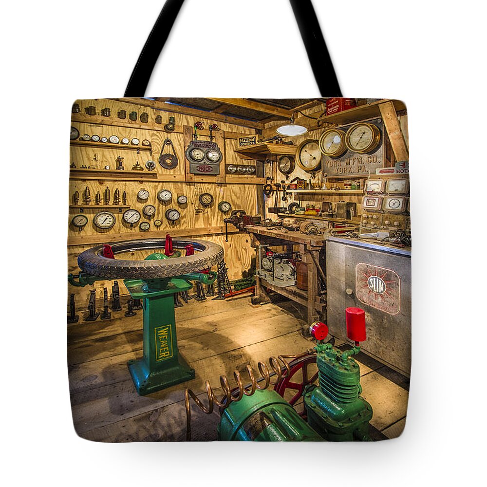 Appalachia Tote Bag featuring the photograph Automobile Electronics by Debra and Dave Vanderlaan