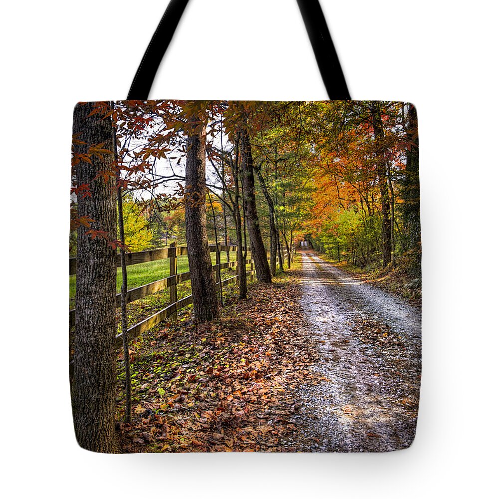 Appalachia Tote Bag featuring the photograph Autumn Colors by Debra and Dave Vanderlaan