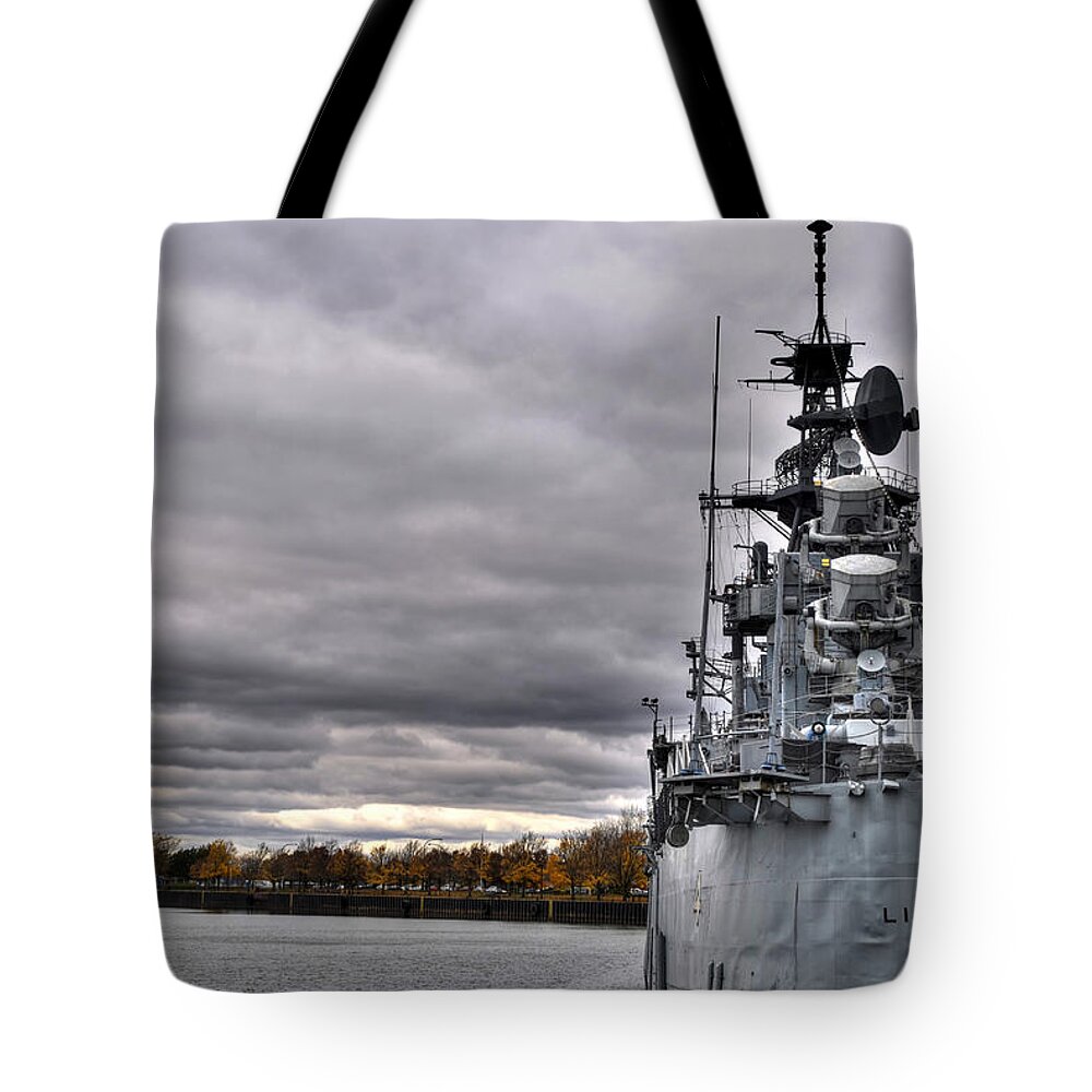 Buffalo Tote Bag featuring the photograph AUTUMN DAYS at the NAVAL BASE PARK by Michael Frank Jr