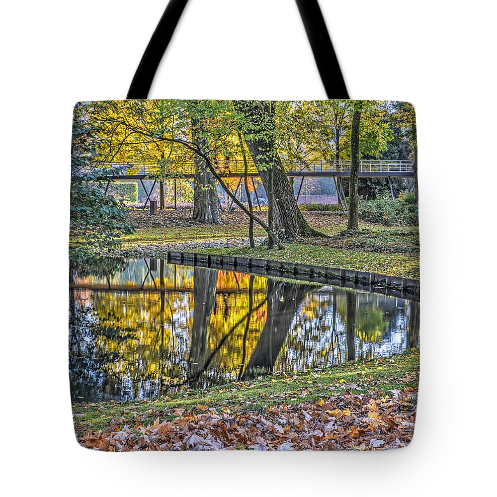 Park Tote Bag featuring the photograph Autumn in Museum Park, Rotterdam by Frans Blok