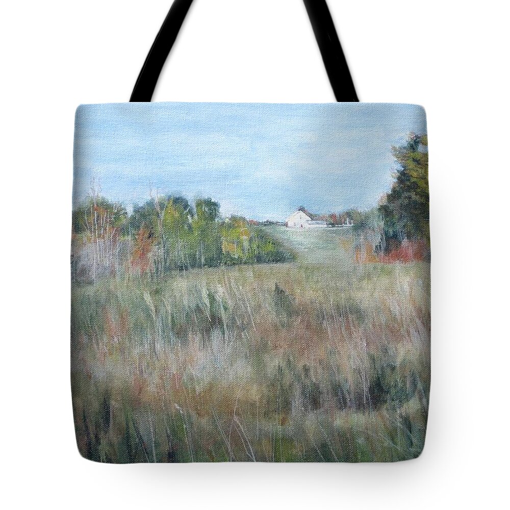 Painting Tote Bag featuring the painting Autumn in Pennsylvania by Paula Pagliughi