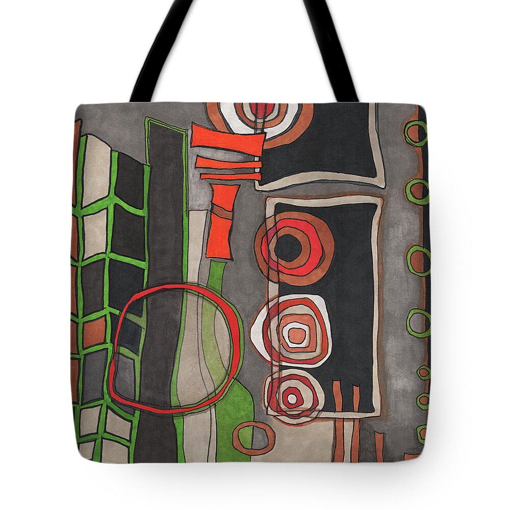 Drawing Tote Bag featuring the drawing Autumn Influence by Sandra Church