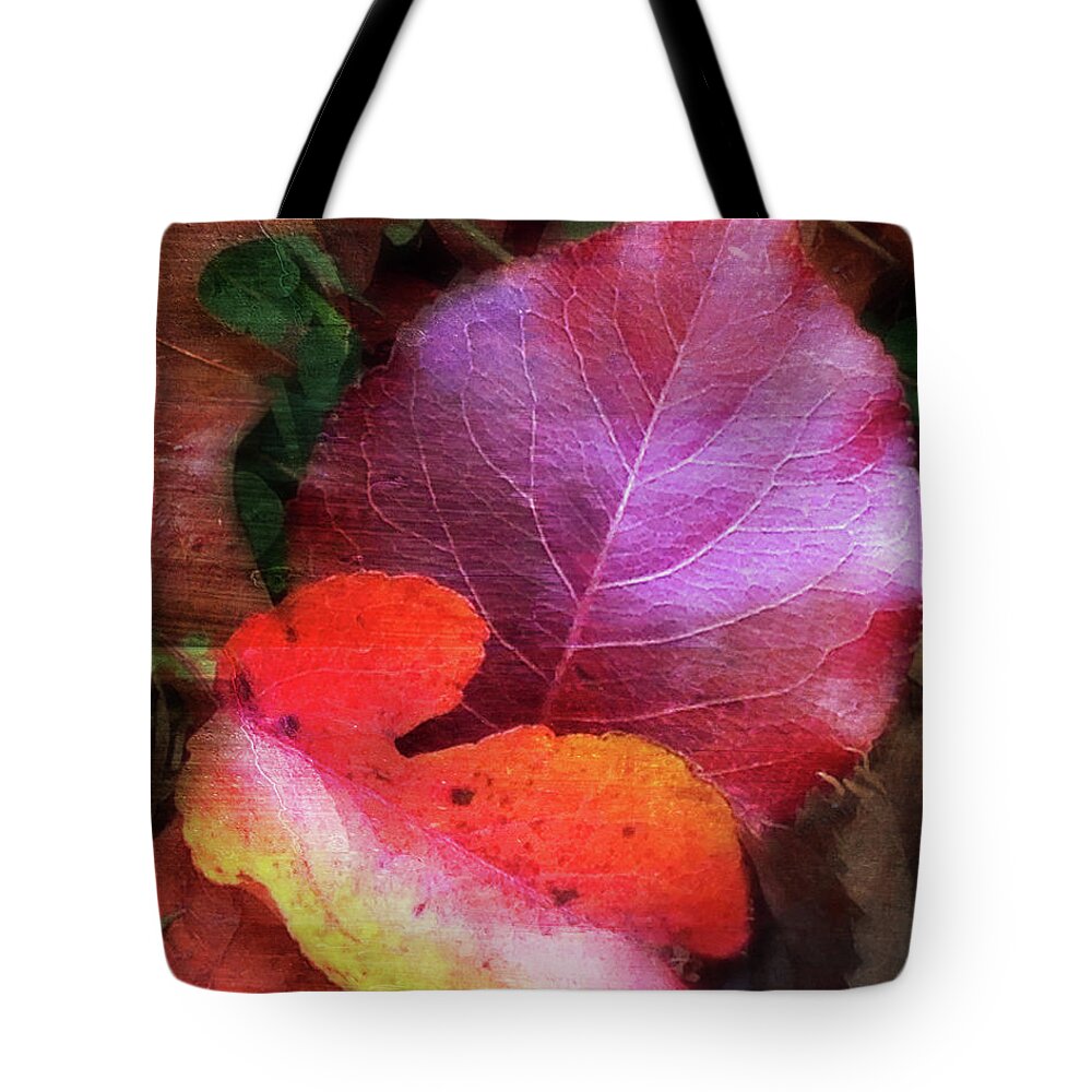 Autumn Leaves Tote Bag featuring the photograph Autumn Leaves by Terri Harper