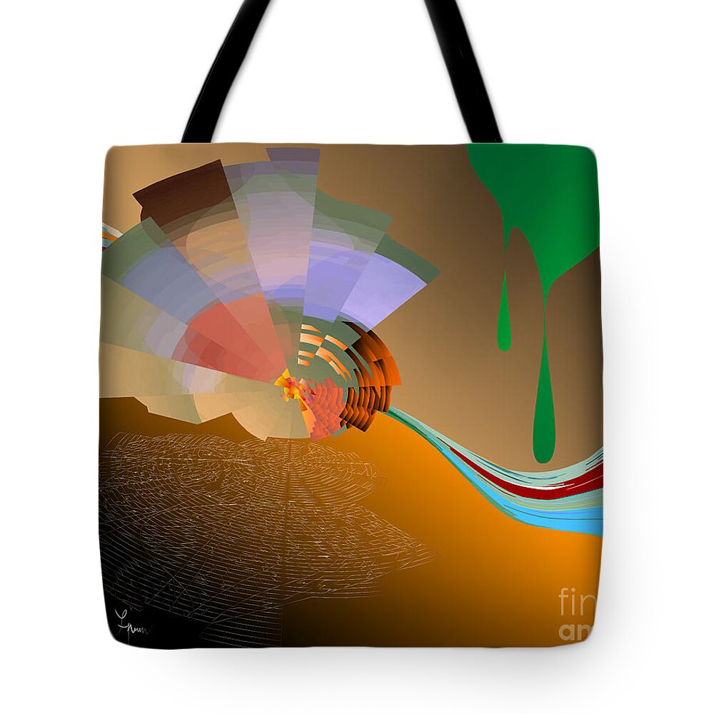 Autumn Tote Bag featuring the digital art Autumn by Leo Symon