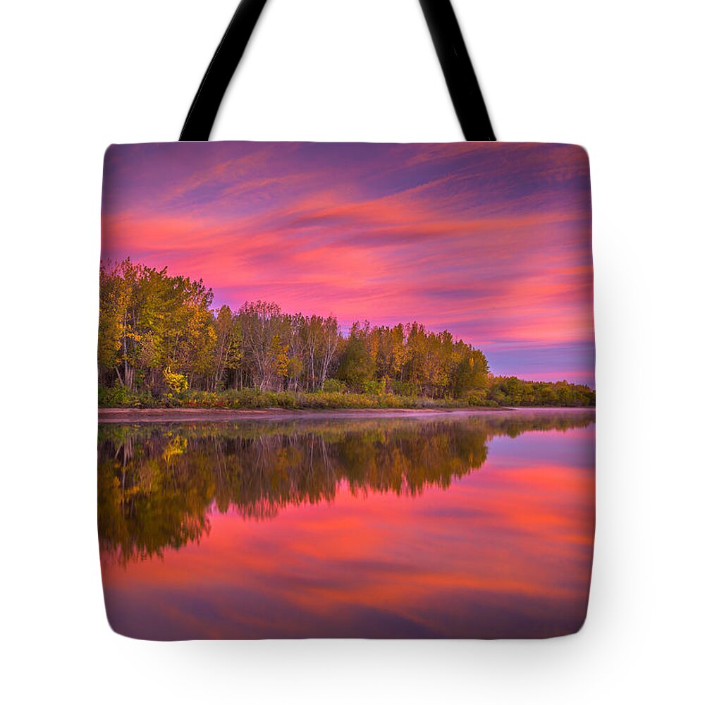 Clouds Tote Bag featuring the photograph Autumn Splendor by Darren White