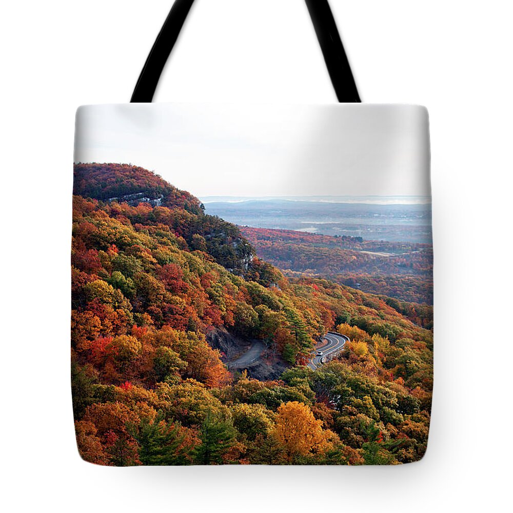 Autumn Tote Bag featuring the photograph Autumn View from Millbrook Ridge #1 by Jeff Severson