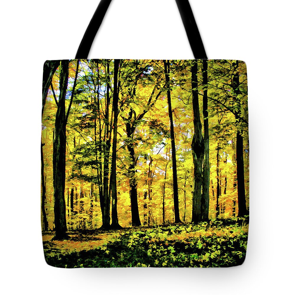 Autumn Tote Bag featuring the photograph Autumn's Glow by Monroe Payne
