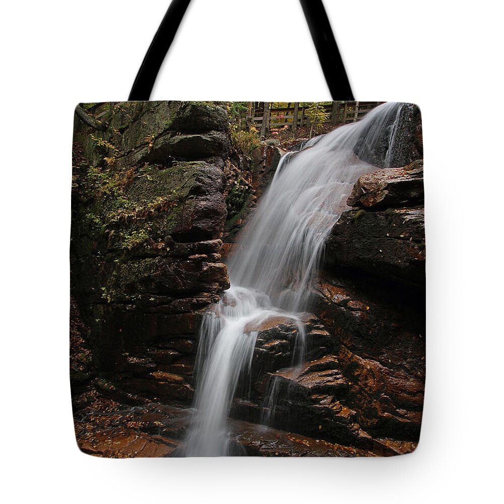 Avalanche Falls Tote Bag featuring the photograph Avalanche Falls by Juergen Roth