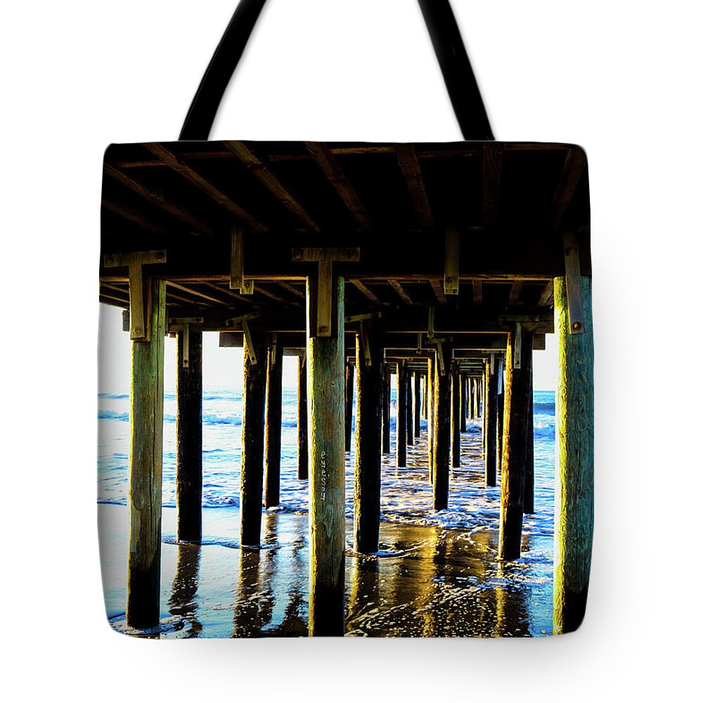 Avila Beach Tote Bag featuring the photograph Avila Pier by Dr Janine Williams