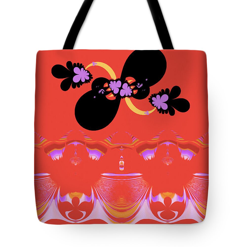Jim Pavelle Tote Bag featuring the digital art Awe-gust Pantomime by Jim Pavelle