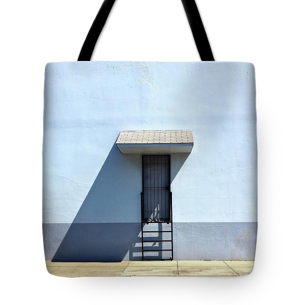  Tote Bag featuring the photograph Awning Shadow by Julie Gebhardt