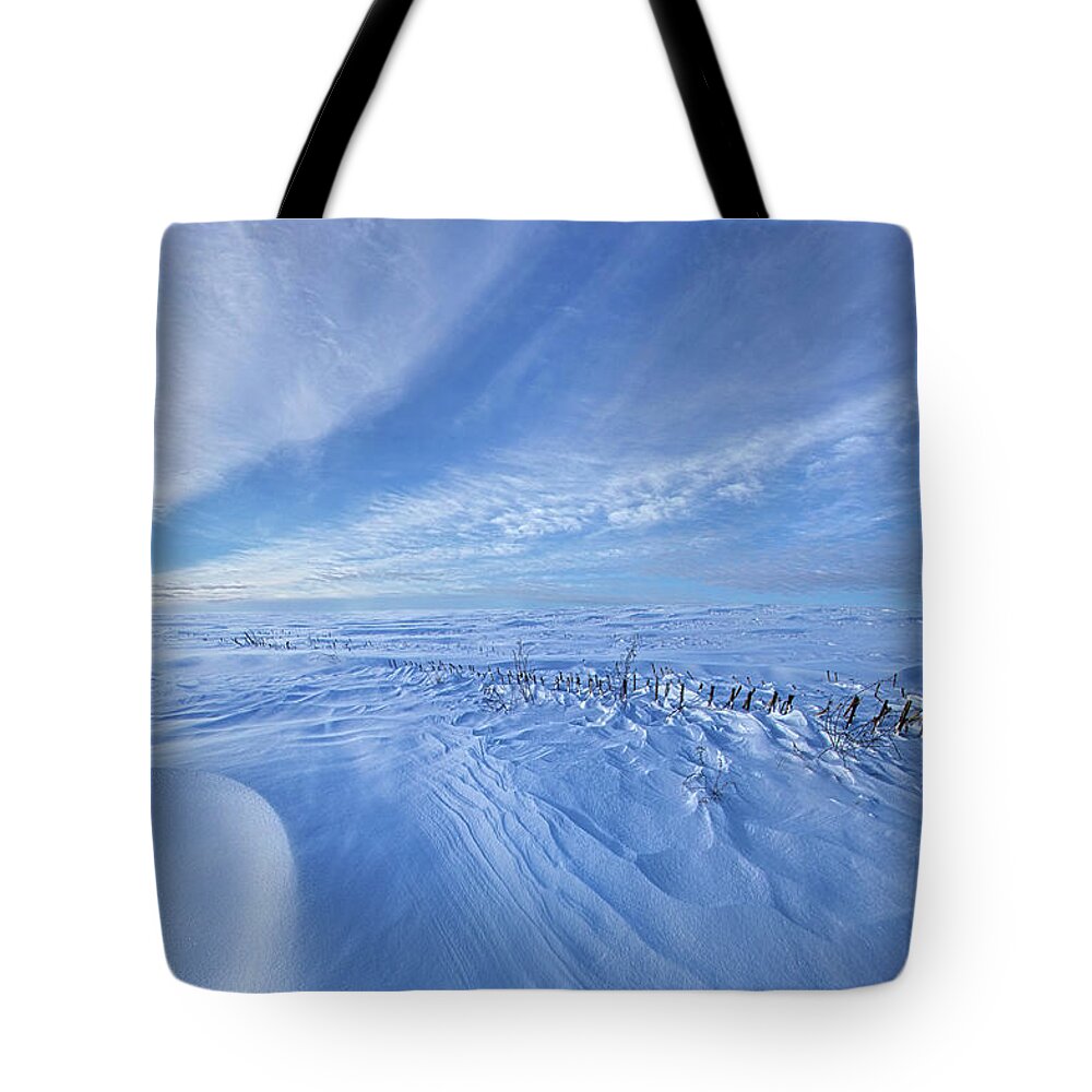 Clouds Tote Bag featuring the photograph Baby It's Cold Outside by Phil Koch