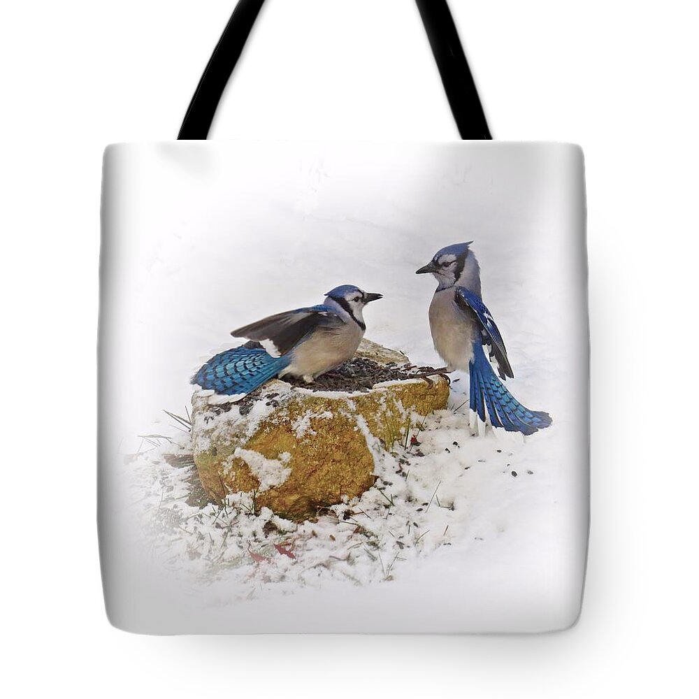 Birds Tote Bag featuring the photograph Back Off by MTBobbins Photography