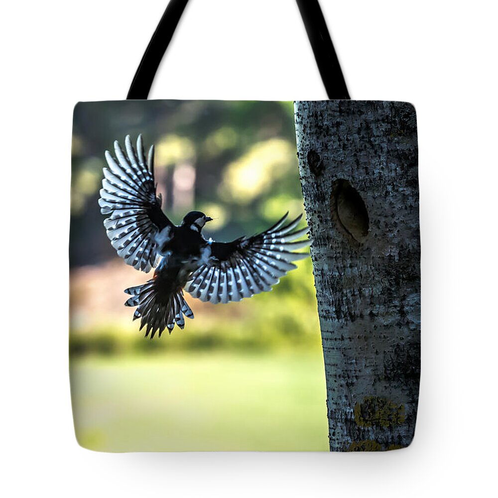 Backlighting Tote Bag featuring the photograph Backlighting by Torbjorn Swenelius