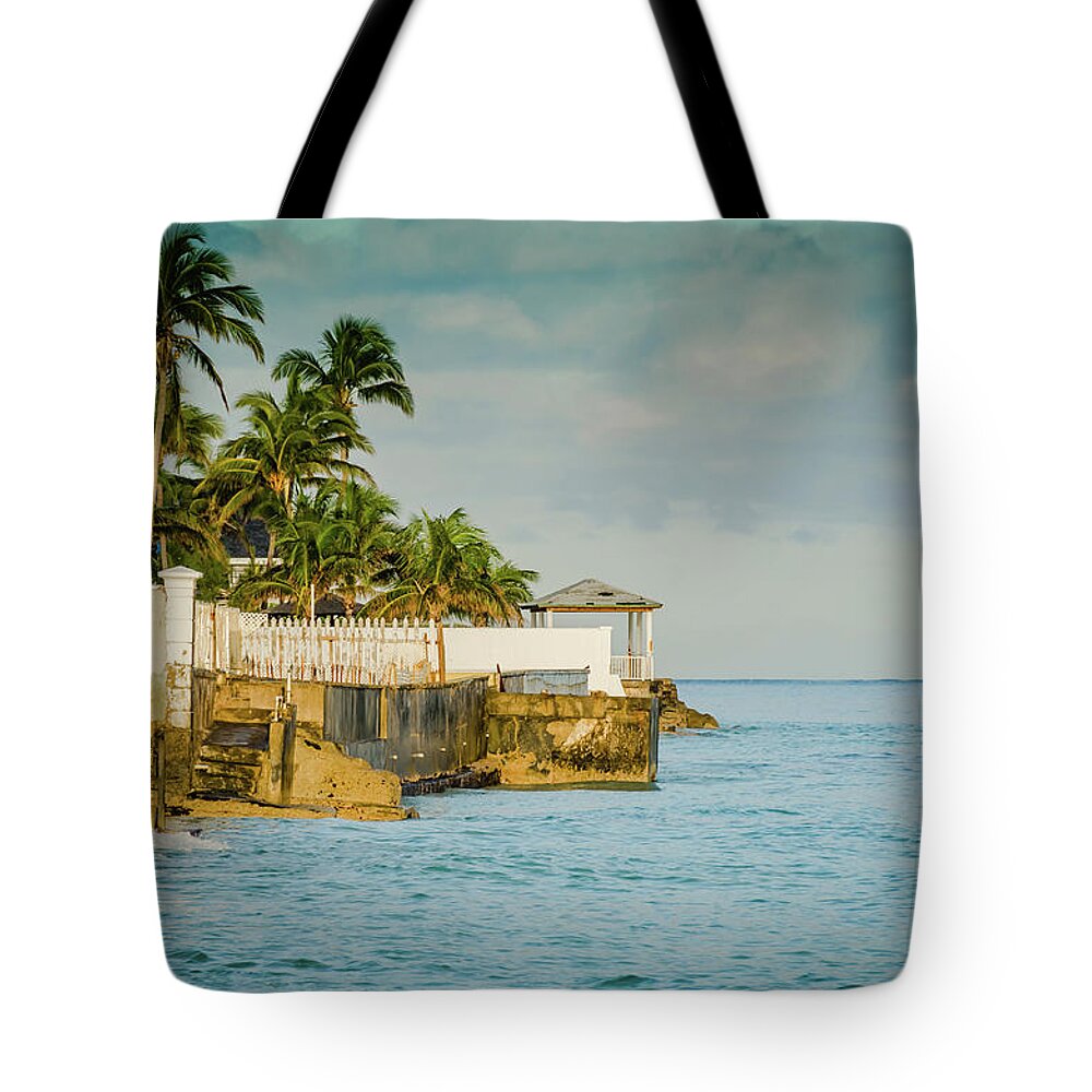 Vacation Tote Bag featuring the photograph Bahamas Tropical Coast by Anthony Doudt