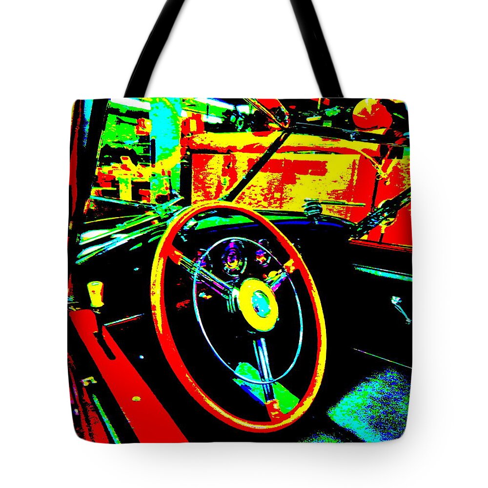 Bahre Car Show Tote Bag featuring the photograph Bahre Car Show II 30 by George Ramos