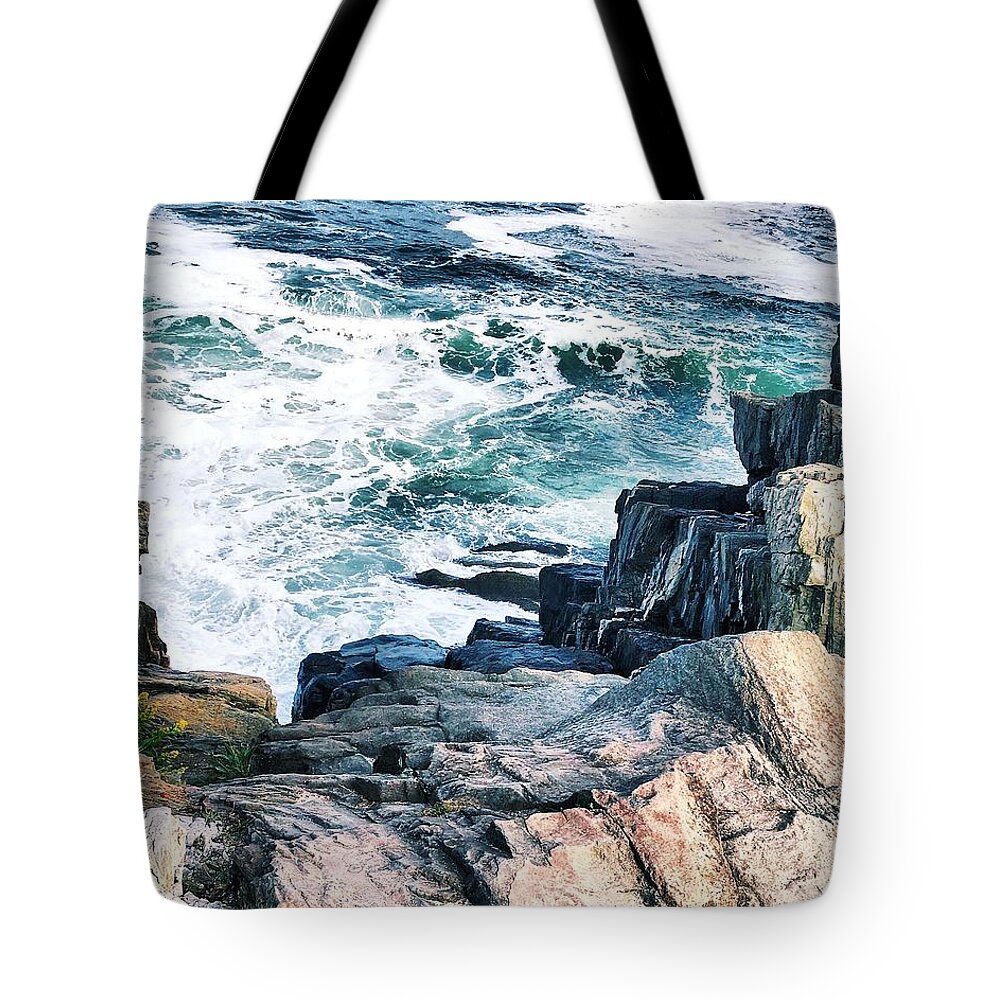 Bailey Island Tote Bag featuring the photograph Bailey Island No. 3 by Sandy Taylor