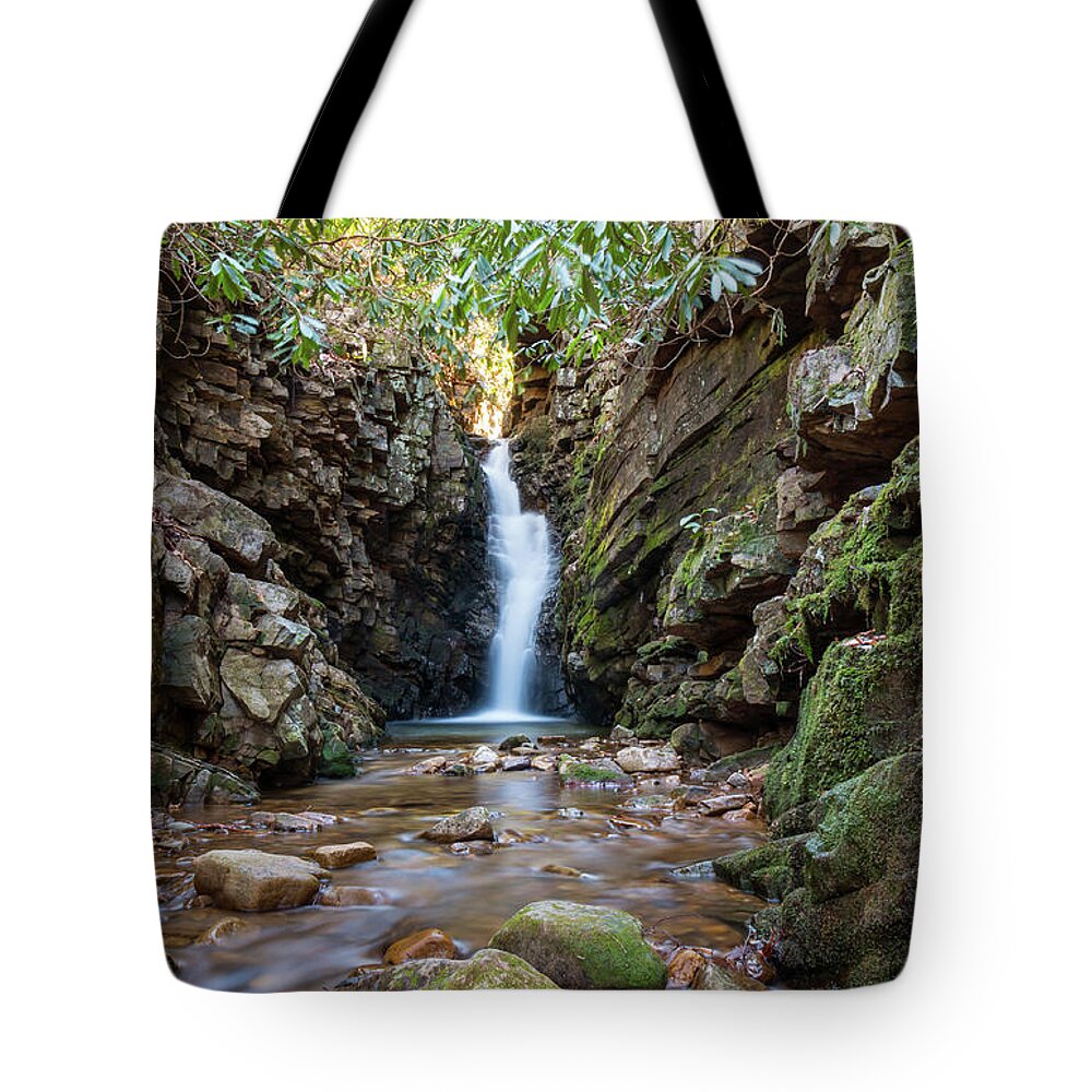 Baileys Falls Tote Bag featuring the photograph Baileys Falls by Chris Berrier