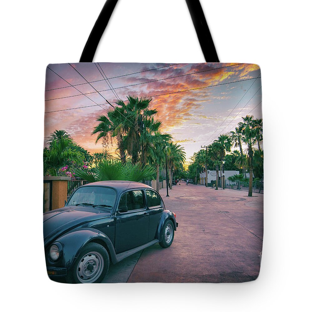 Beetle Tote Bag featuring the photograph Baja Beetle by Becqi Sherman