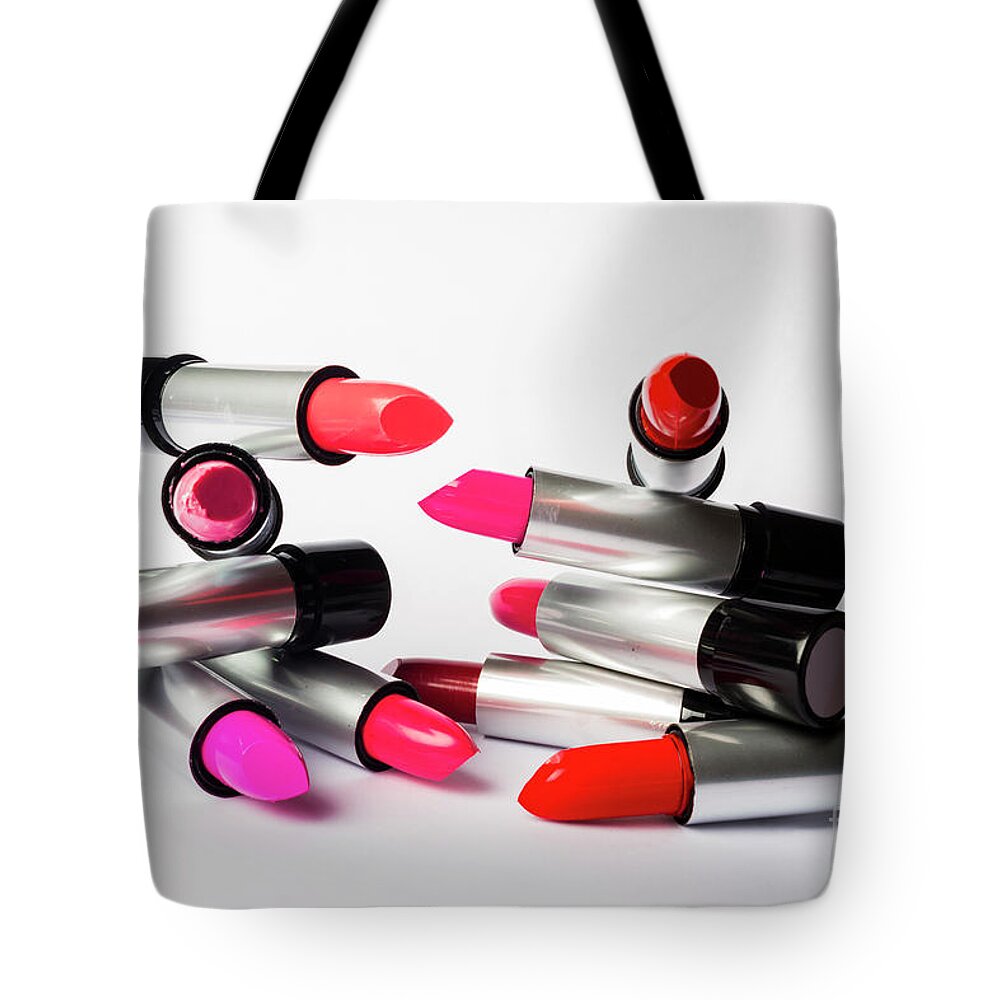 Contemporary Tote Bag featuring the photograph Balance in cosmetology by Jorgo Photography