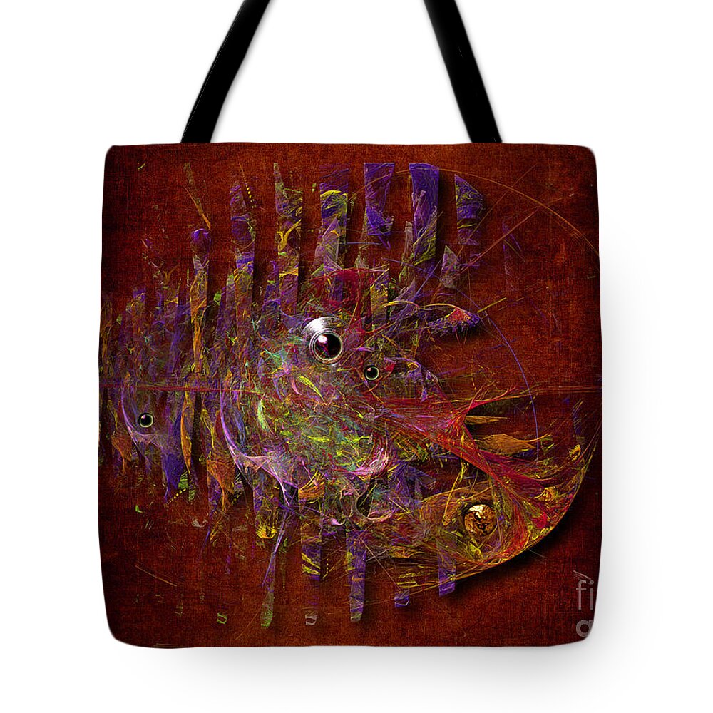 Abstract Tote Bag featuring the digital art Balance ultramodern by Alexa Szlavics