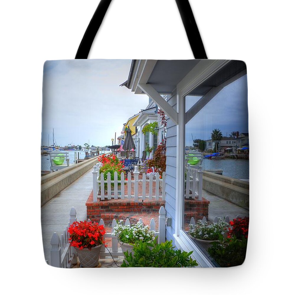 Photograph Tote Bag featuring the photograph Balboa Island Beach House 2 by Kelly Wade