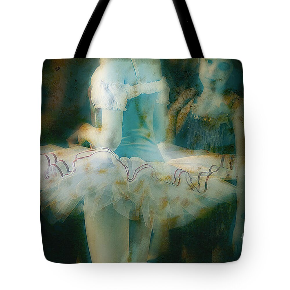 Dance Tote Bag featuring the photograph Ballerina Discussions by Craig J Satterlee