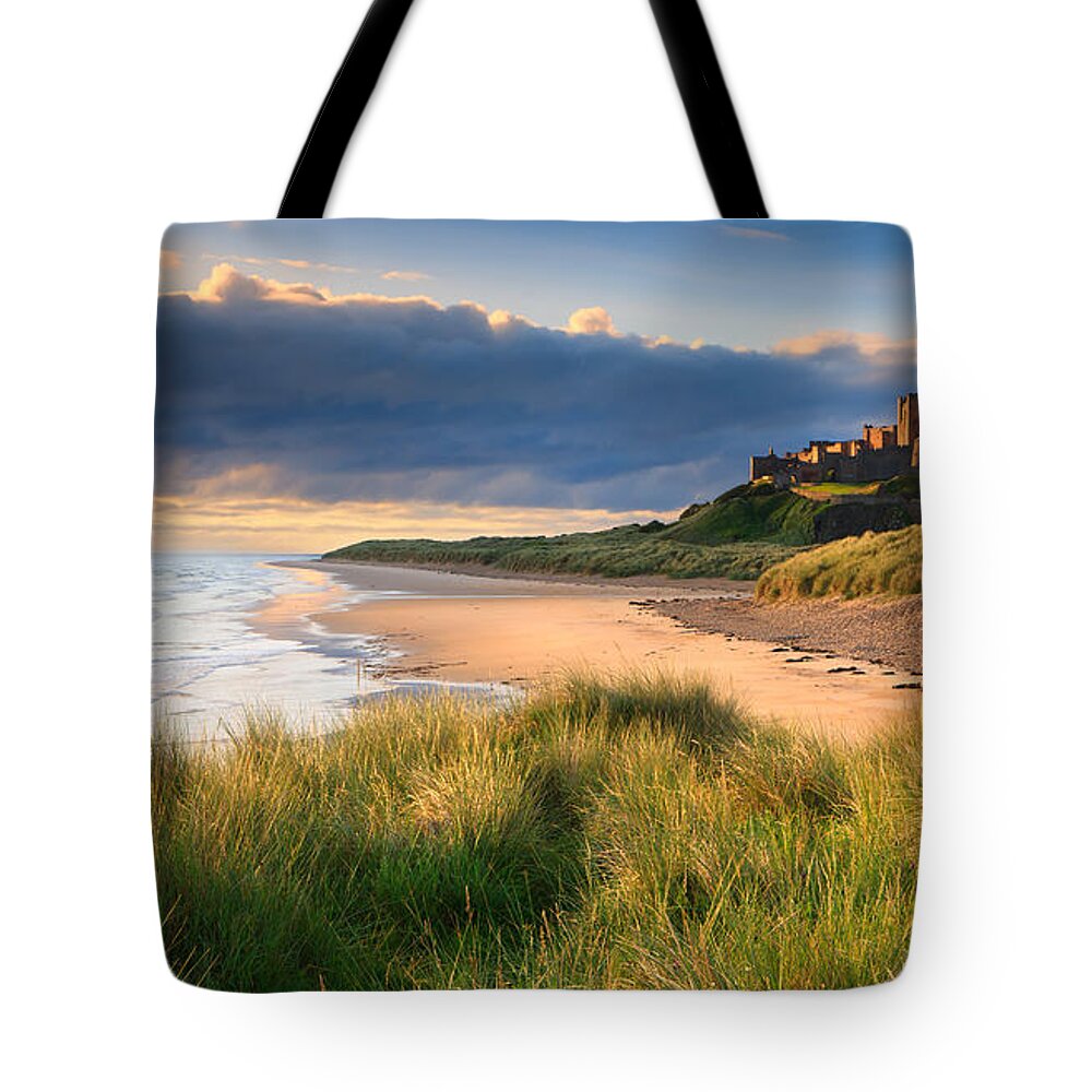 Bamburgh Tote Bag featuring the photograph Bamburgh Castle - Northumberland 5 by Henk Meijer Photography