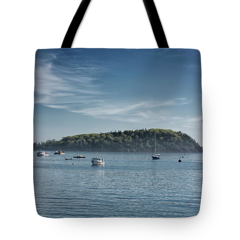 Maine Tote Bag featuring the photograph Bar Harbor Morning by Robert Fawcett