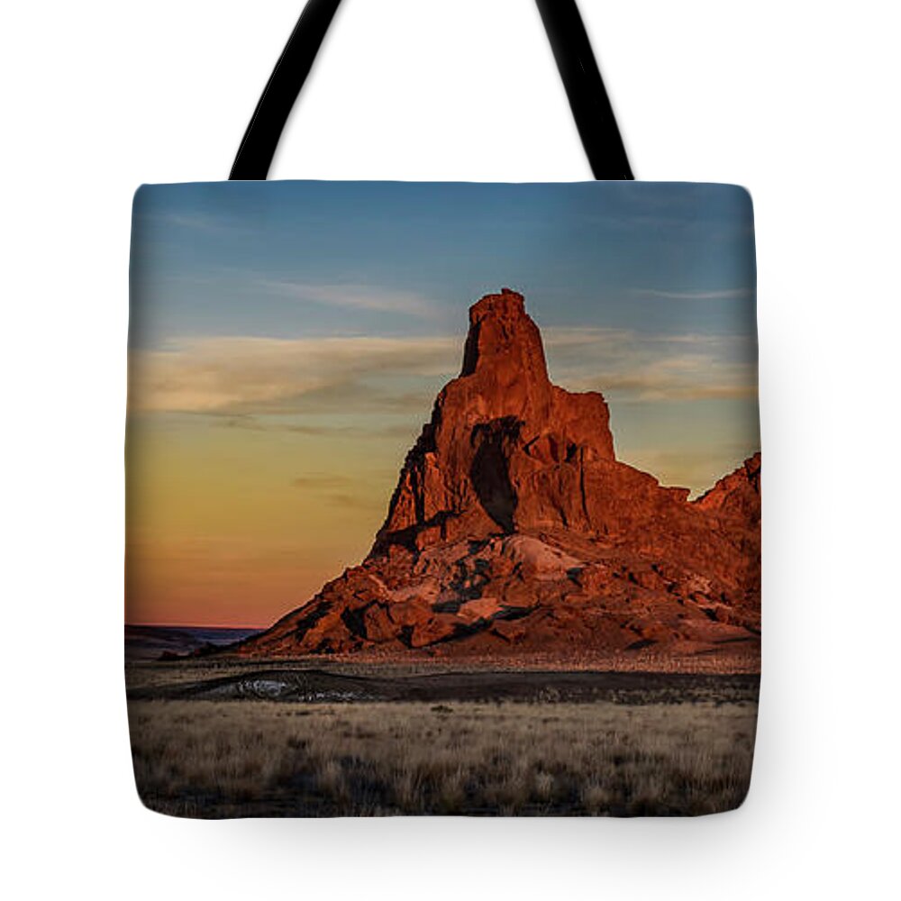 Dusk Tote Bag featuring the photograph Barber Peak At Dusk by Jaime Miller