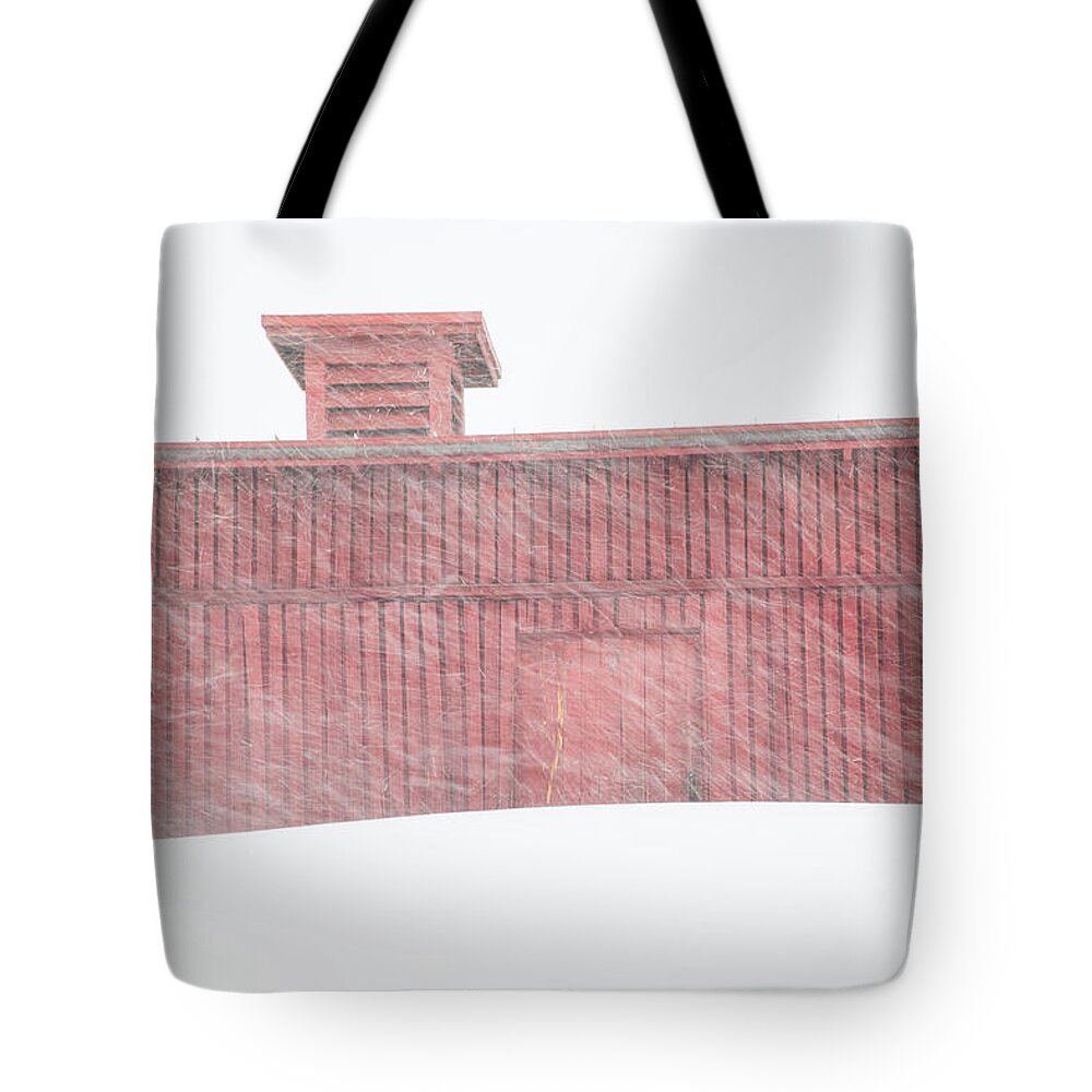Canterbury Tote Bag featuring the photograph Barn Storm by Robert Clifford