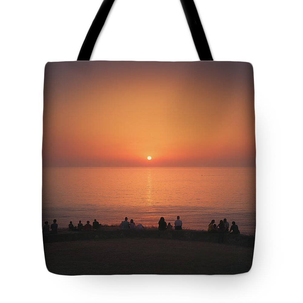 People Tote Bag featuring the photograph Barrika Social Club by Mikel Martinez de Osaba