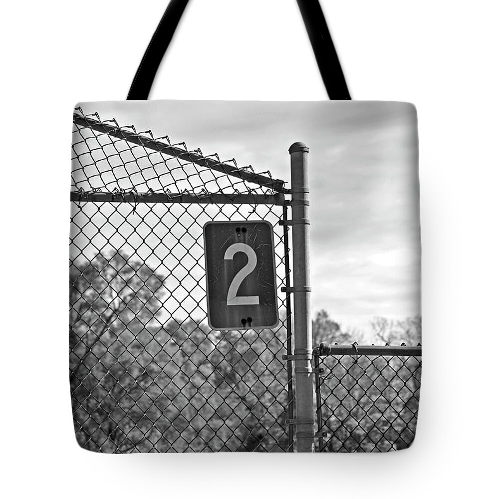 Baseball Field Number Two Tote Bag featuring the photograph Baseball Field Number Two by Sandra Church