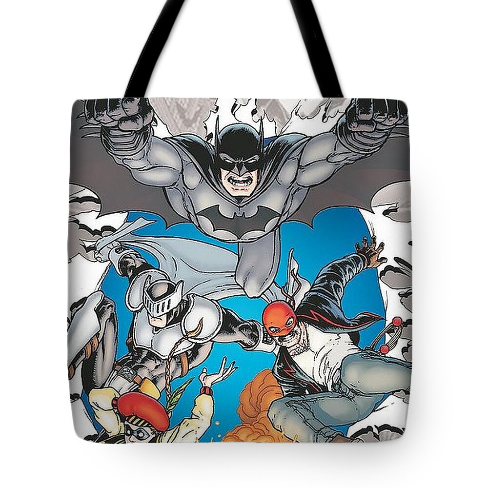 Batman Incorporated Tote Bag featuring the digital art Batman Incorporated by Maye Loeser