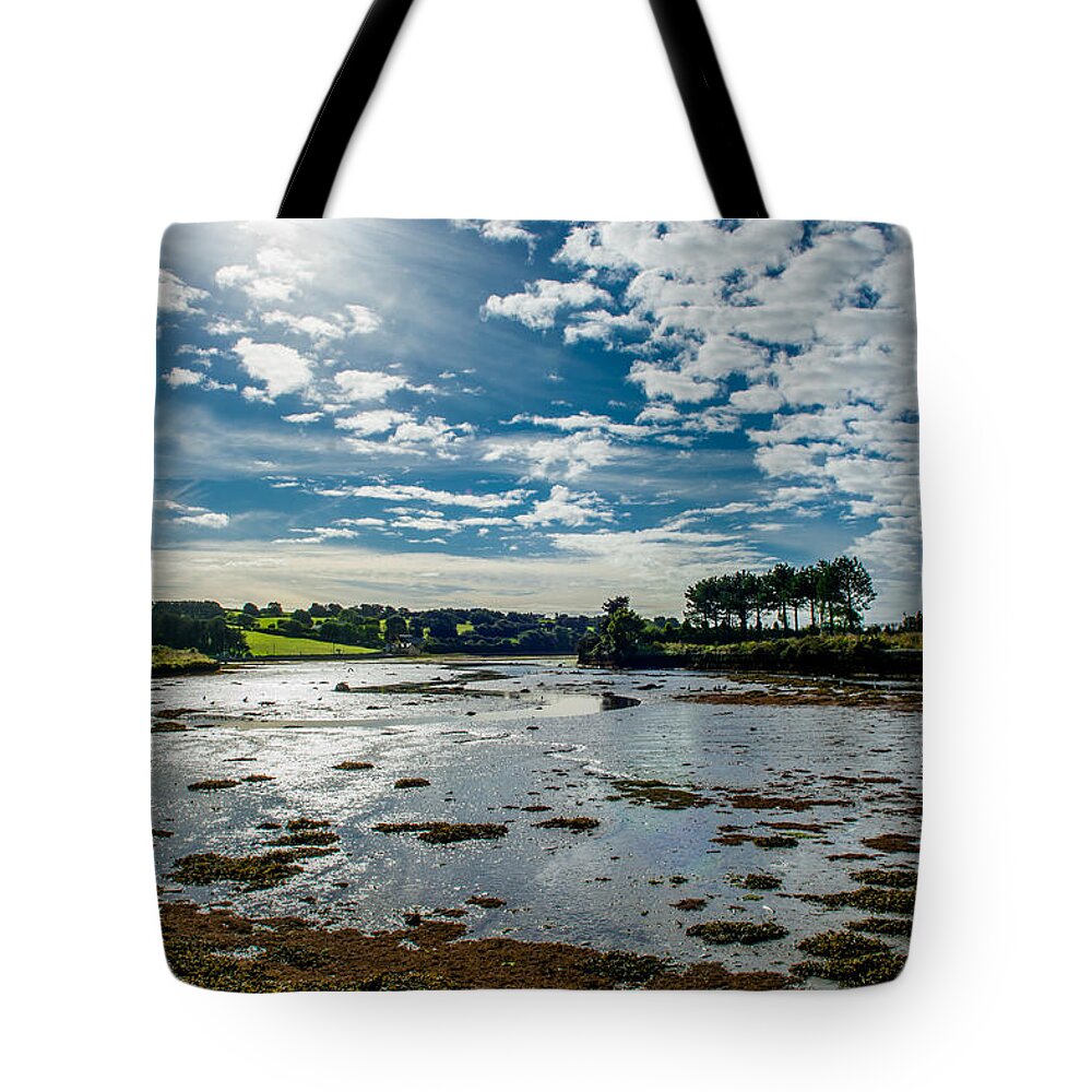 Ireland Tote Bag featuring the photograph Bay at Low Tide in Clonakilty in Ireland by Andreas Berthold