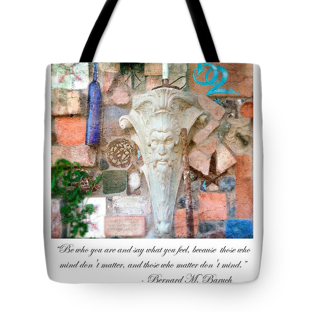 Mosaic Tote Bag featuring the photograph 120 Fxq by Charlene Mitchell