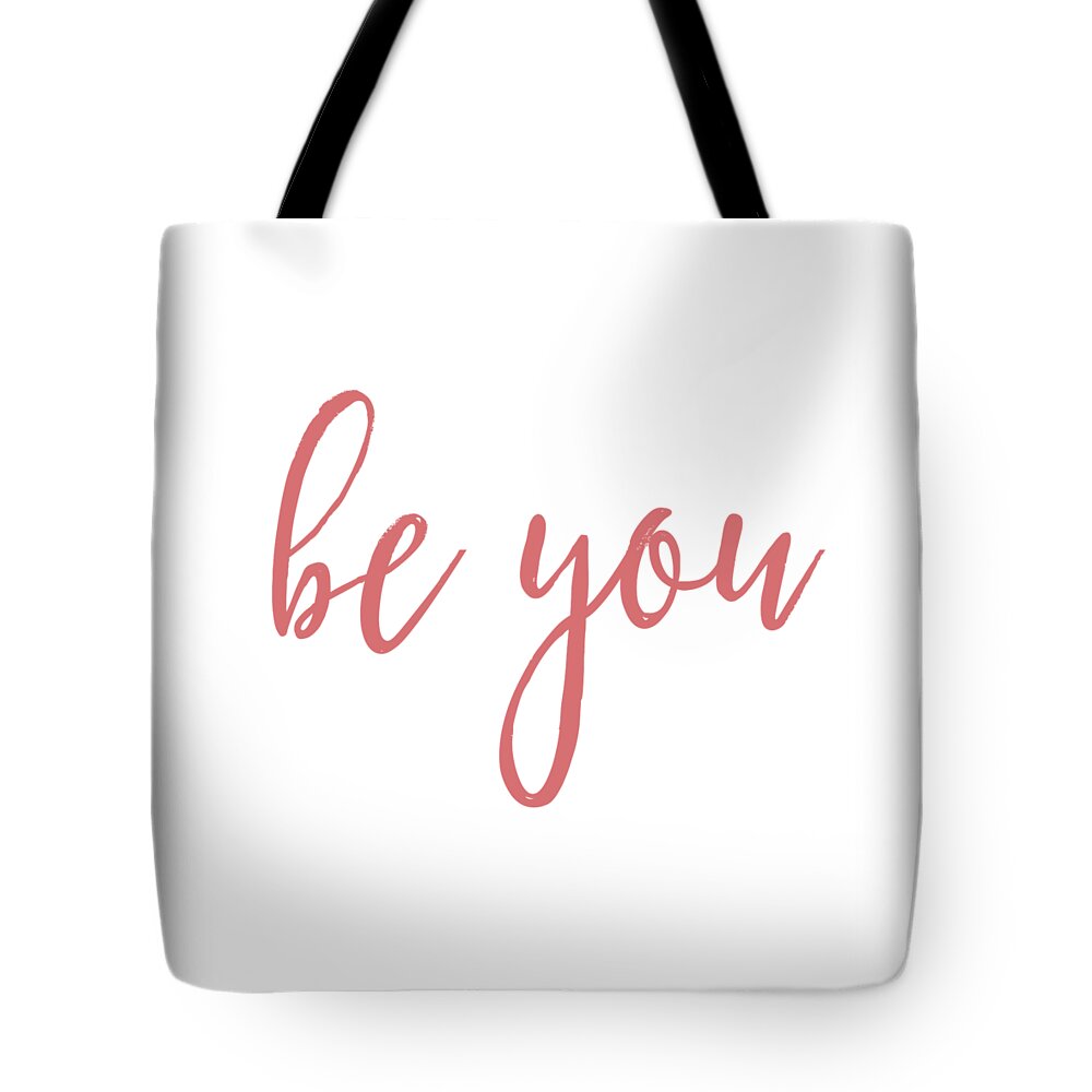 Be You Tote Bag featuring the digital art Be You by Laura Kinker