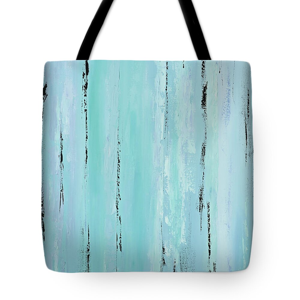 Beach Tote Bag featuring the painting Beach Boards by Tamara Nelson