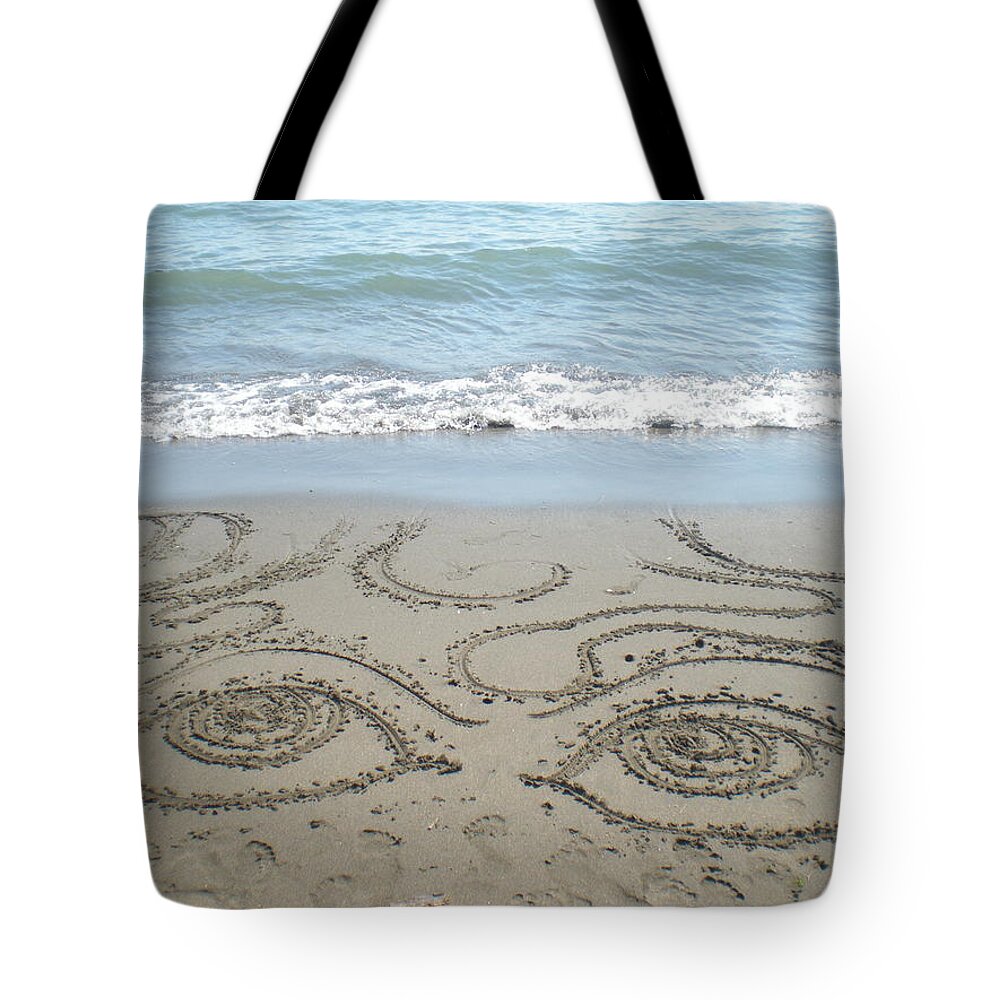 Waves Tote Bag featuring the photograph Beach Eyes by Kim Prowse