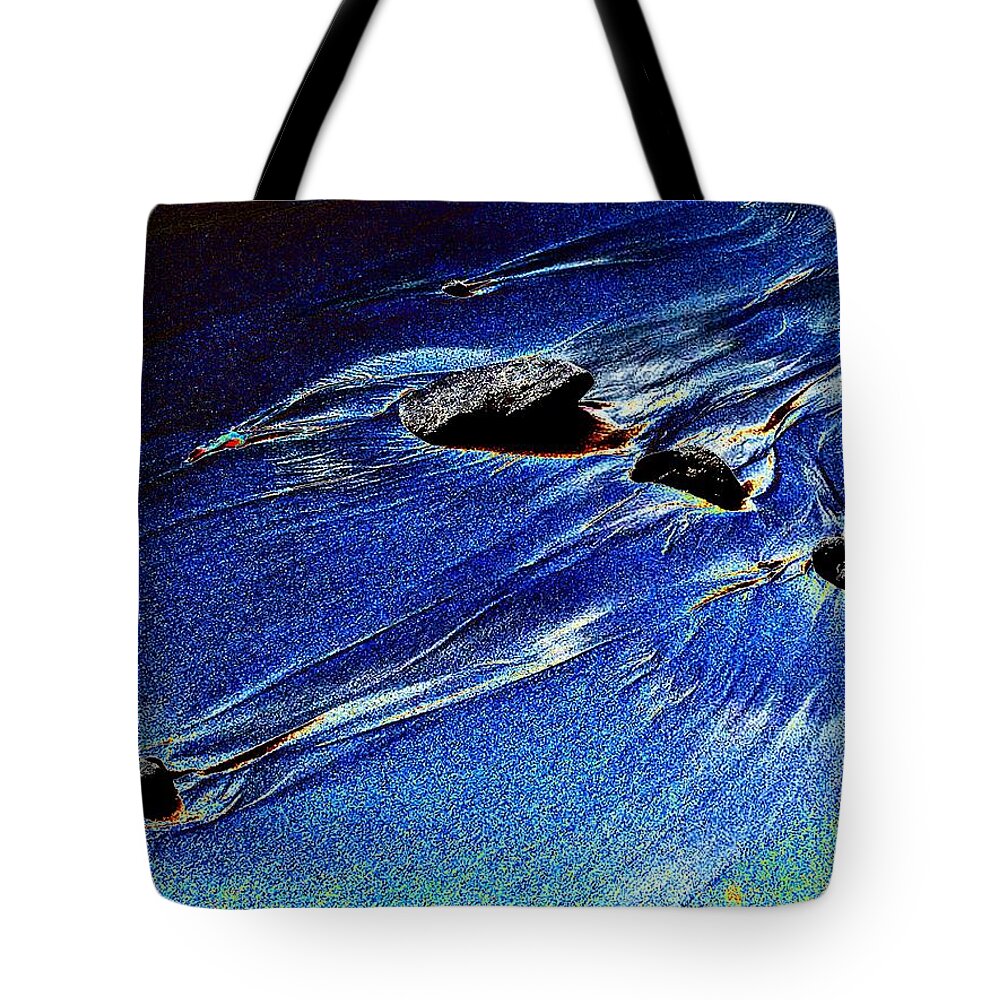 Beach Tote Bag featuring the photograph Beach Sinuosity by Tim Allen
