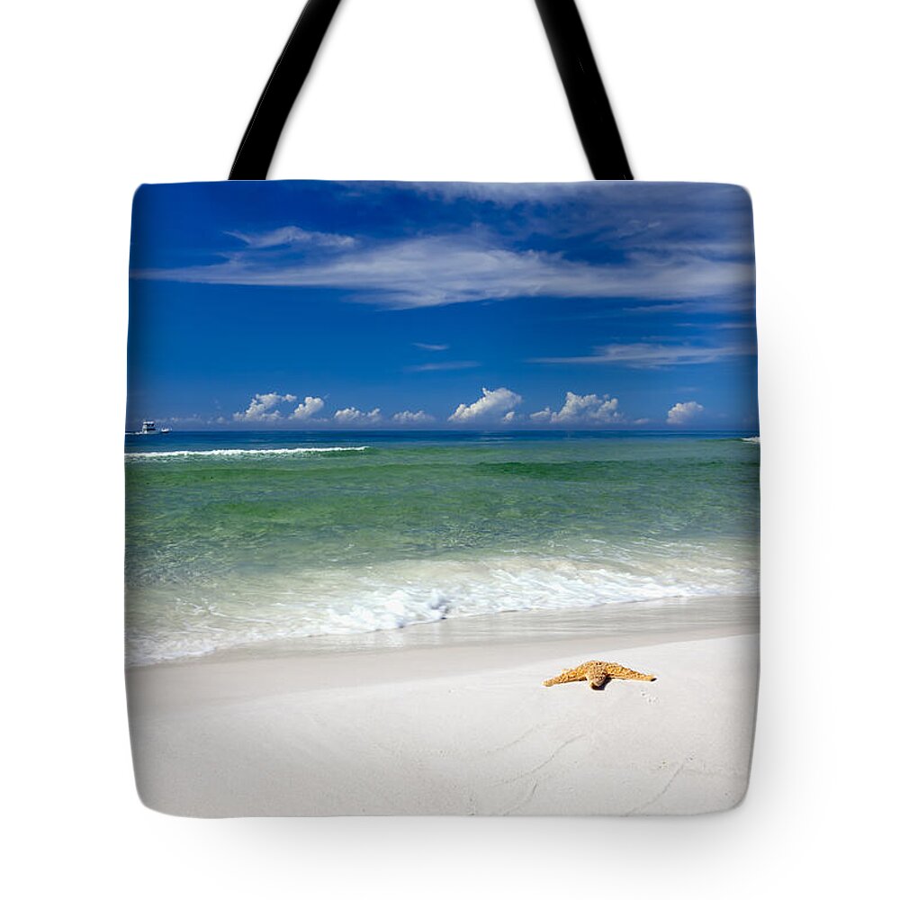 Postcard Tote Bag featuring the photograph Beach Splendour by Janet Fikar