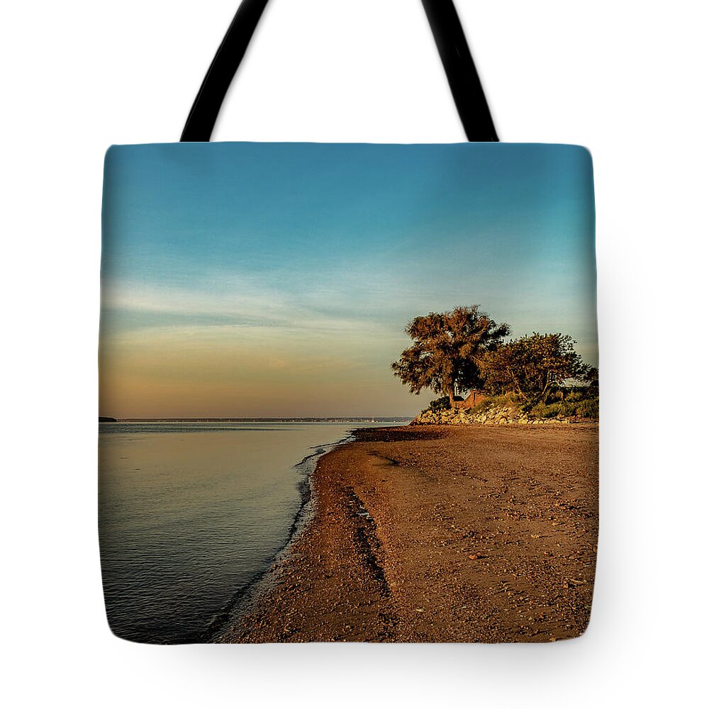 Beach Tote Bag featuring the photograph Beach view by William Bretton