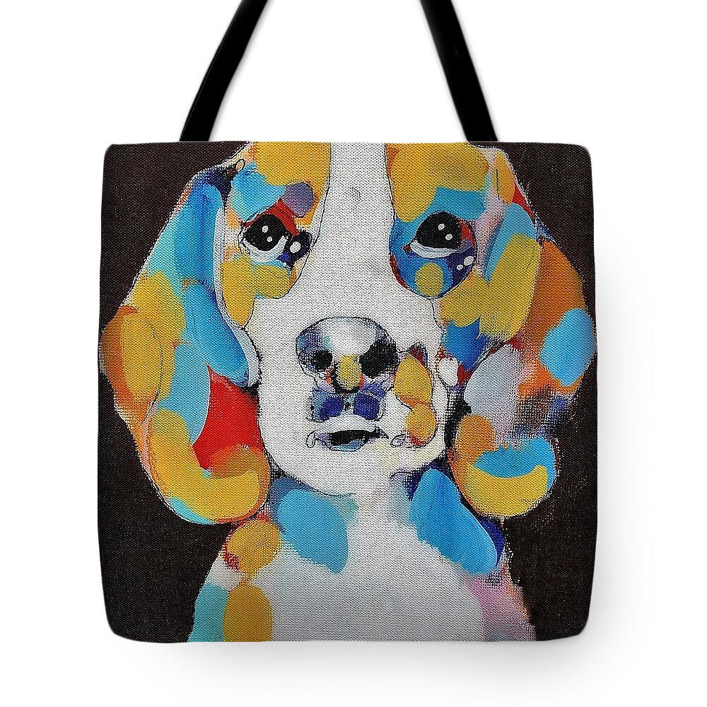 Beagle Tote Bag featuring the photograph Beagle by Rob Hans
