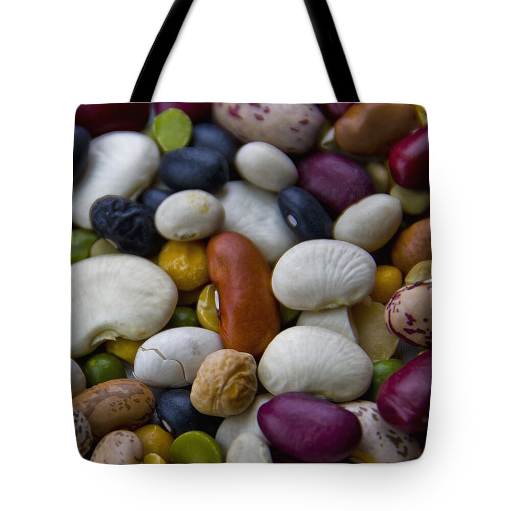 Usa Tote Bag featuring the photograph Beans of Many Colors by LeeAnn McLaneGoetz McLaneGoetzStudioLLCcom